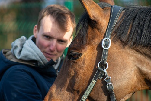 Johann Riem & son cheval Chronos Dujo